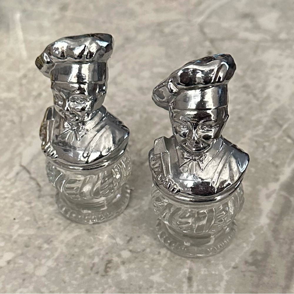 Vintage Chef Boyardee “Boy-ar-Dee” Salt & Pepper Shaker Set
